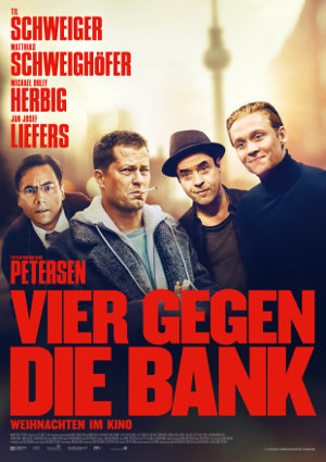 Vier gegen die Bank - Poster