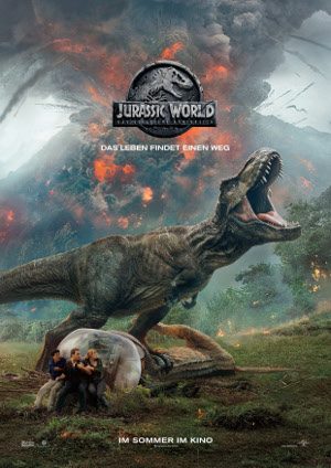 Jurassic World das gefallene Koenigreich - Poster | Dinosaurier Abenteuerfilm